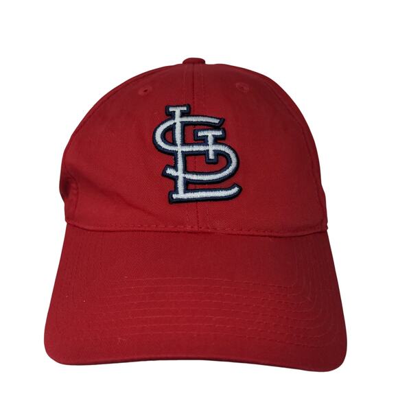 Team MLB St Louis Cardinals Strapback Hat Red Embroidered Logo OSFM - Picture 1 of 12